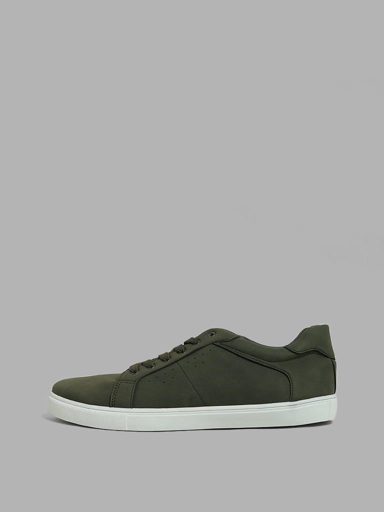 Men Olive Green Colourblocked Sneakers at Rs 799/pair | Mens Shoes in Agra  | ID: 26900497491